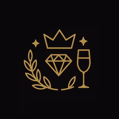 L'icône du laurier en forme de diamant doré symbolise le statut social.