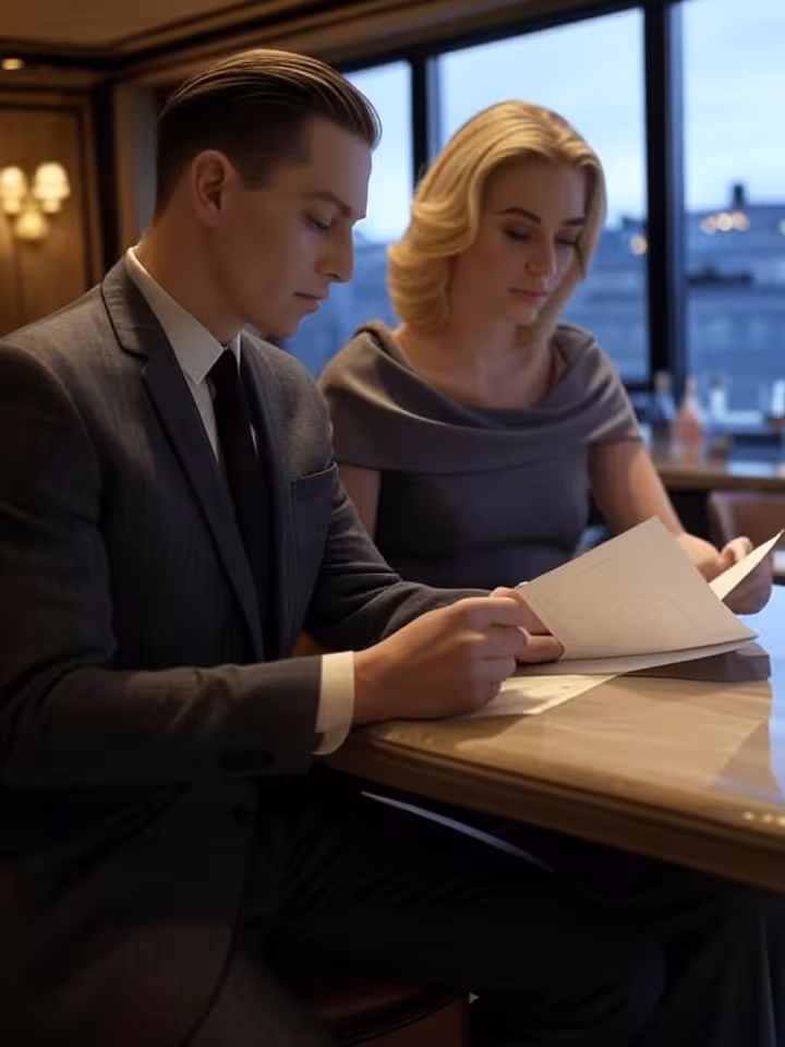 Première rencontre sécurisée entre sugar daddy et sugar baby dans un hôtel de luxe parisien